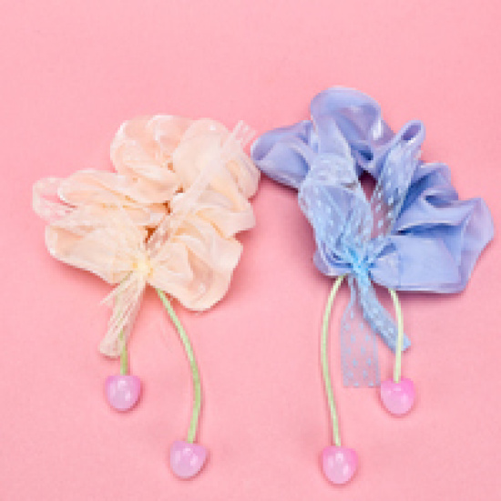Large product photo - MermaidCherryBowScrunchie / 人鱼姬樱桃蝴蝶结大肠圈, 000000199. Option #2