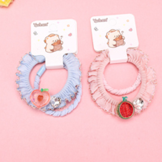 Large product photo - BoxedCrystalFruitAccessoryHair Tie / 盒装水晶水果配件皮筋, 000000216. Option #2