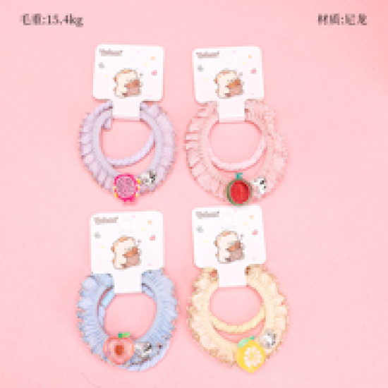 Large product photo - BoxedCrystalFruitAccessoryHair Tie / 盒装水晶水果配件皮筋, 000000216. Option #1
