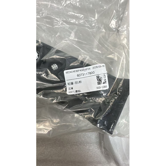Large product photo - Fender front section trim panel left rear 6073117800 Monjaro Geely, 000001809. Option #2