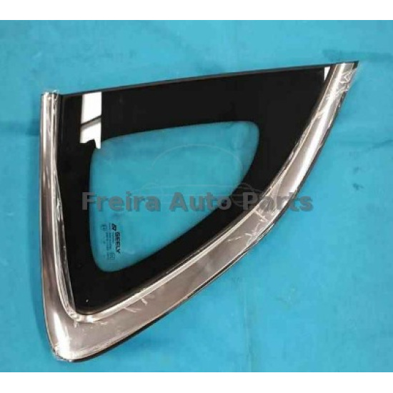Large product photo - Left Body C-Pillar Quarter Window Glass Original with Logo for Geely Starship 7 6608119038, 000002136. Option #1